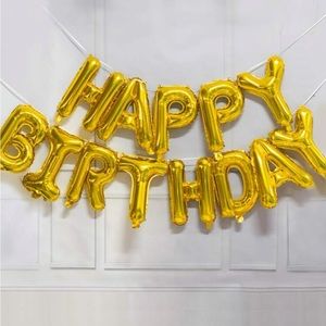 Happy birthday balloon set